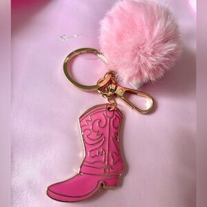 Cowgirl Boot Keychain